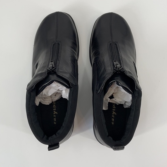 Easy Spirit Whelan Leather Ankle Boot Black Sz 5 - Picture 4 of 8